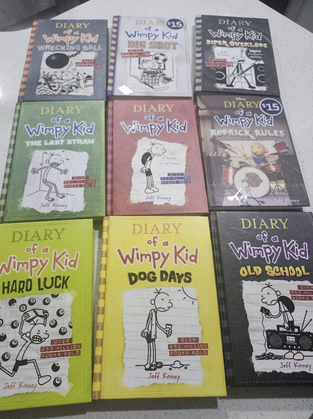 BUNDLE "DIARY OF A WIMPY KID " BOOKS